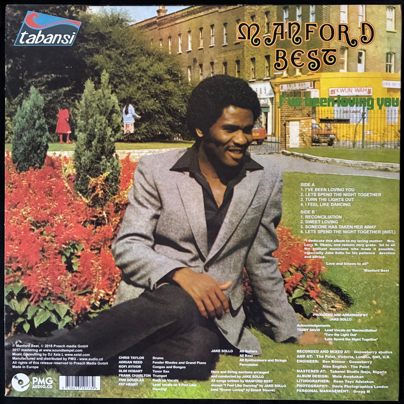 MANFORD BEST - IVE BEEN LOVING YOU (USED VINYL 2018 EURO EX+/M-)