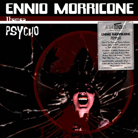 ENNIO MORRICONE - PSYCHO O.S.T.  (RED COLOURED) (2LP) VINYL
