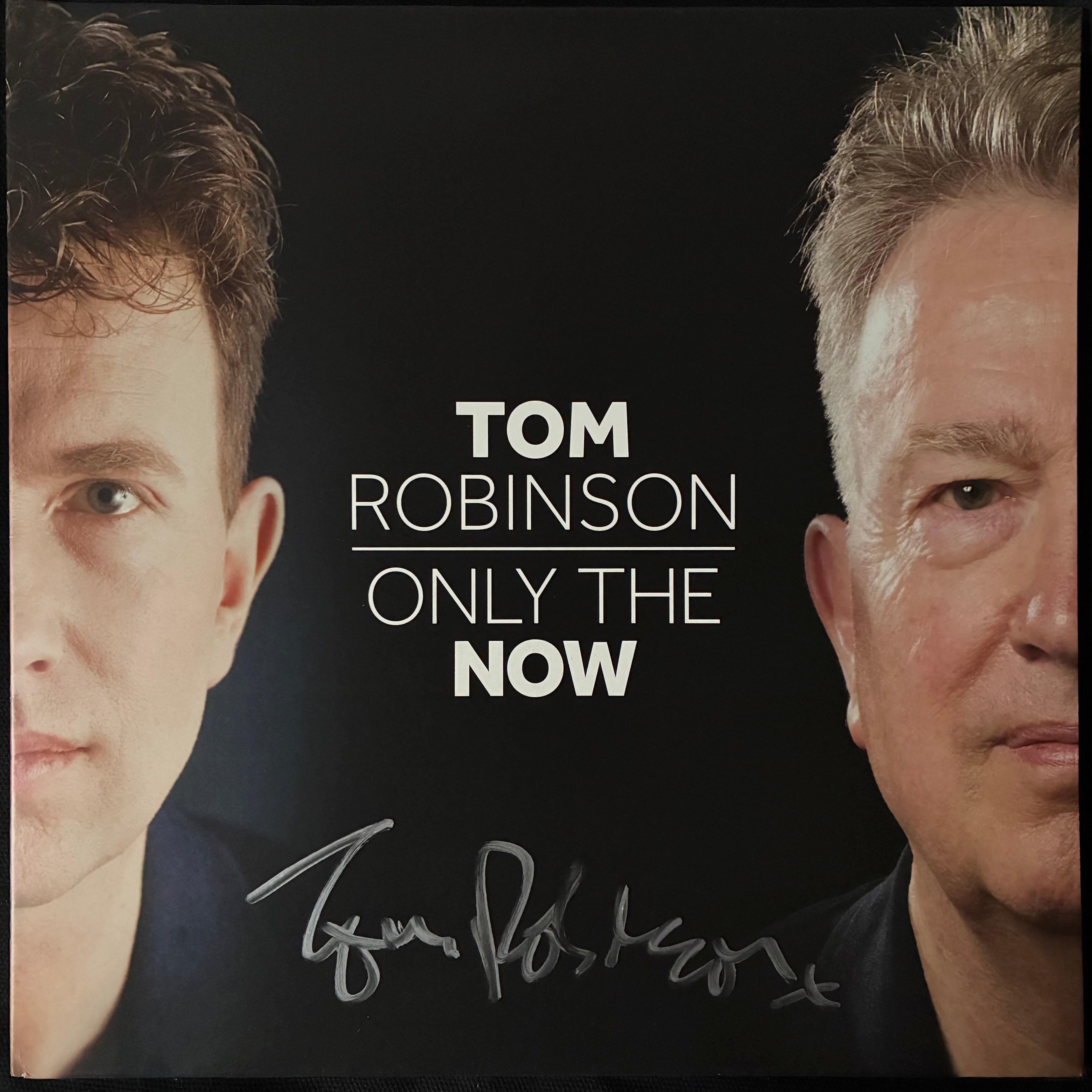 TOM ROBINSON - ONLY THE NOW (SIGNED) (USED VINYL 2015 UK M-/M-)