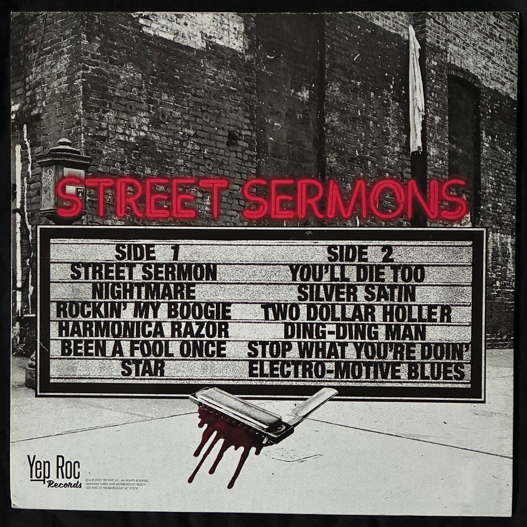 DADDY LONG LEGS - STREET SERMONS (RED COLOURED) (USED VINYL 2023 US M-/M-)