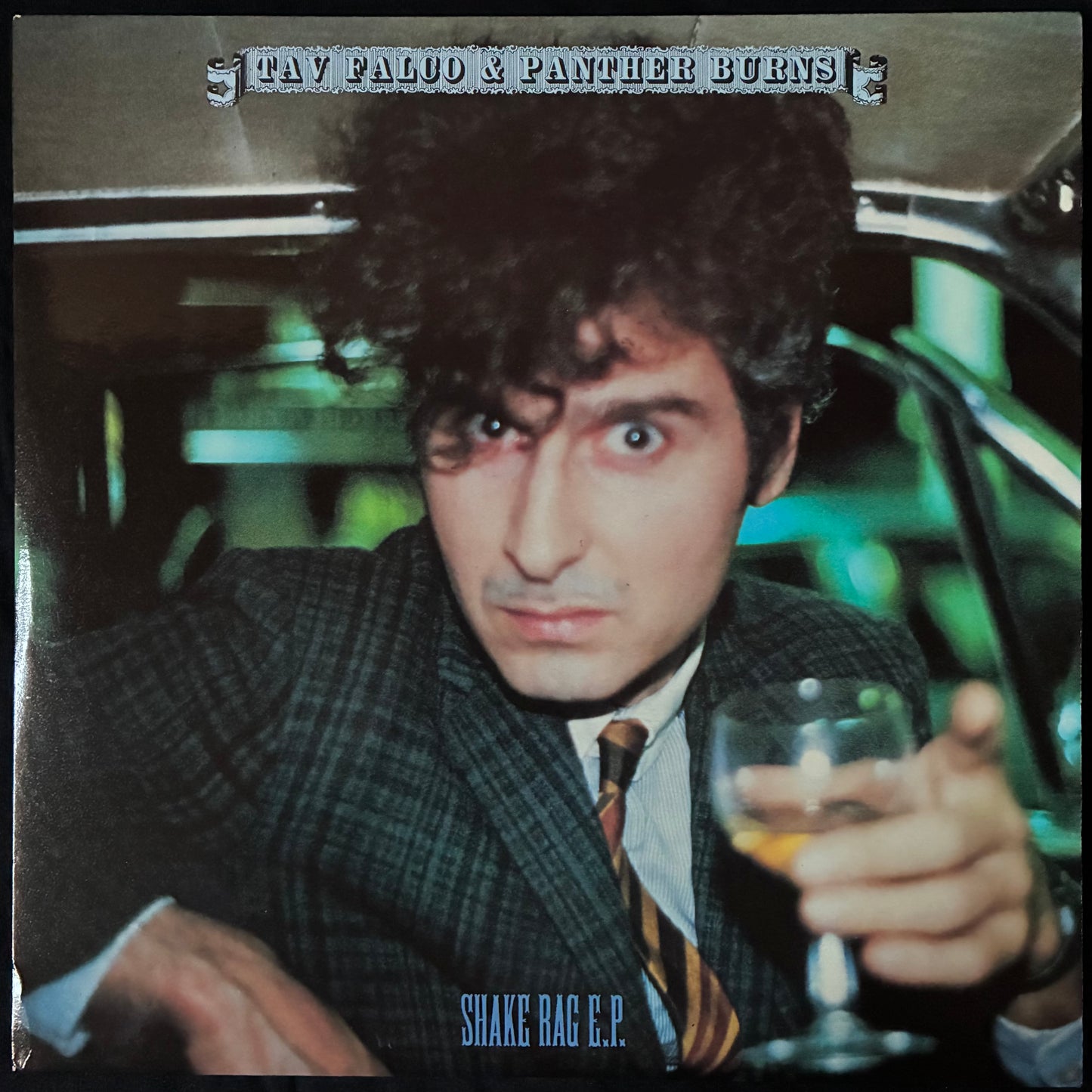 TAV FALCO & PANTHER BURNS - SHAKE RAG E.P. (12"+LP) (USED VINYL 1986 FRANCE M-/M-)