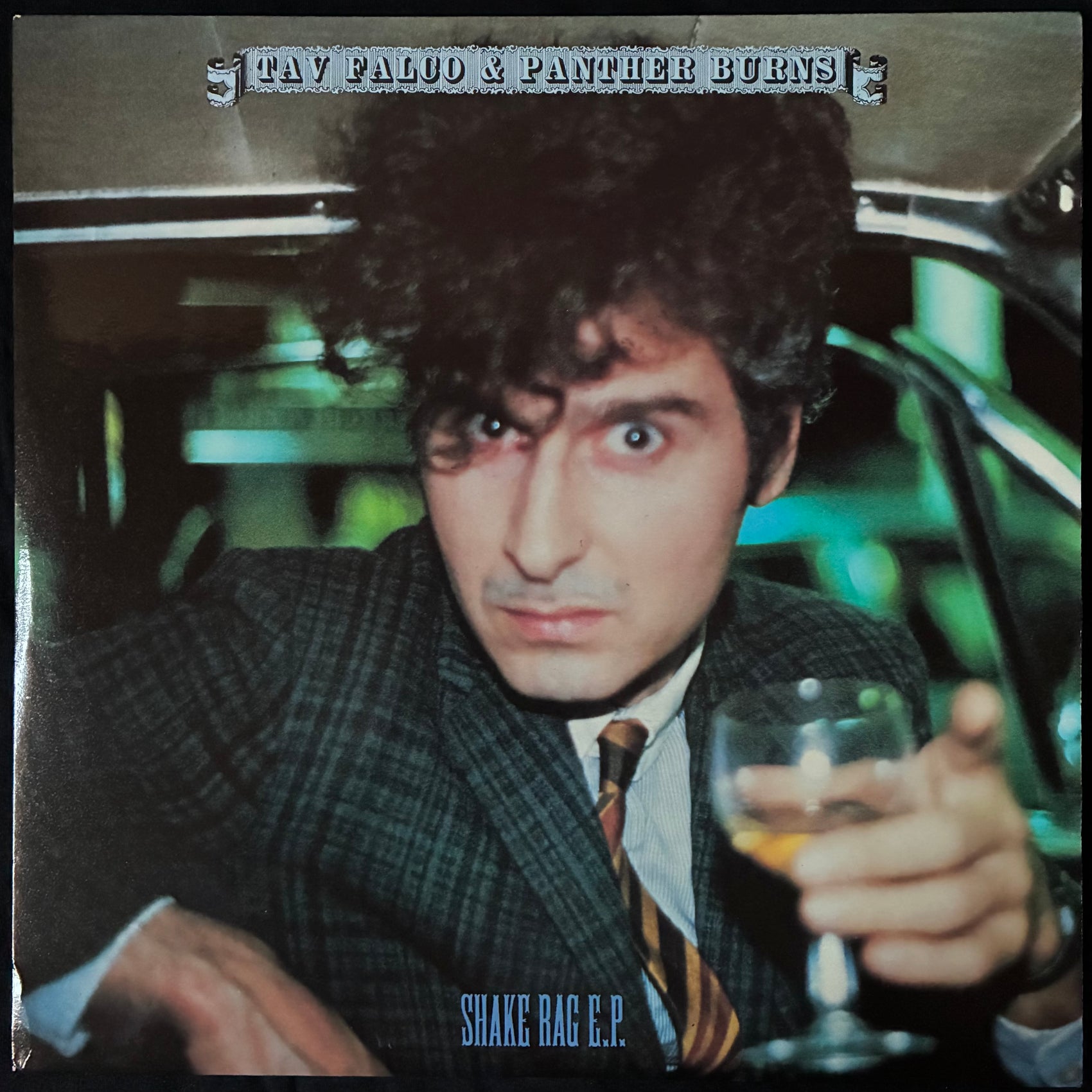 TAV FALCO & PANTHER BURNS - SHAKE RAG E.P. (12"+LP) (USED VINYL 1986 FRANCE M-/M-)