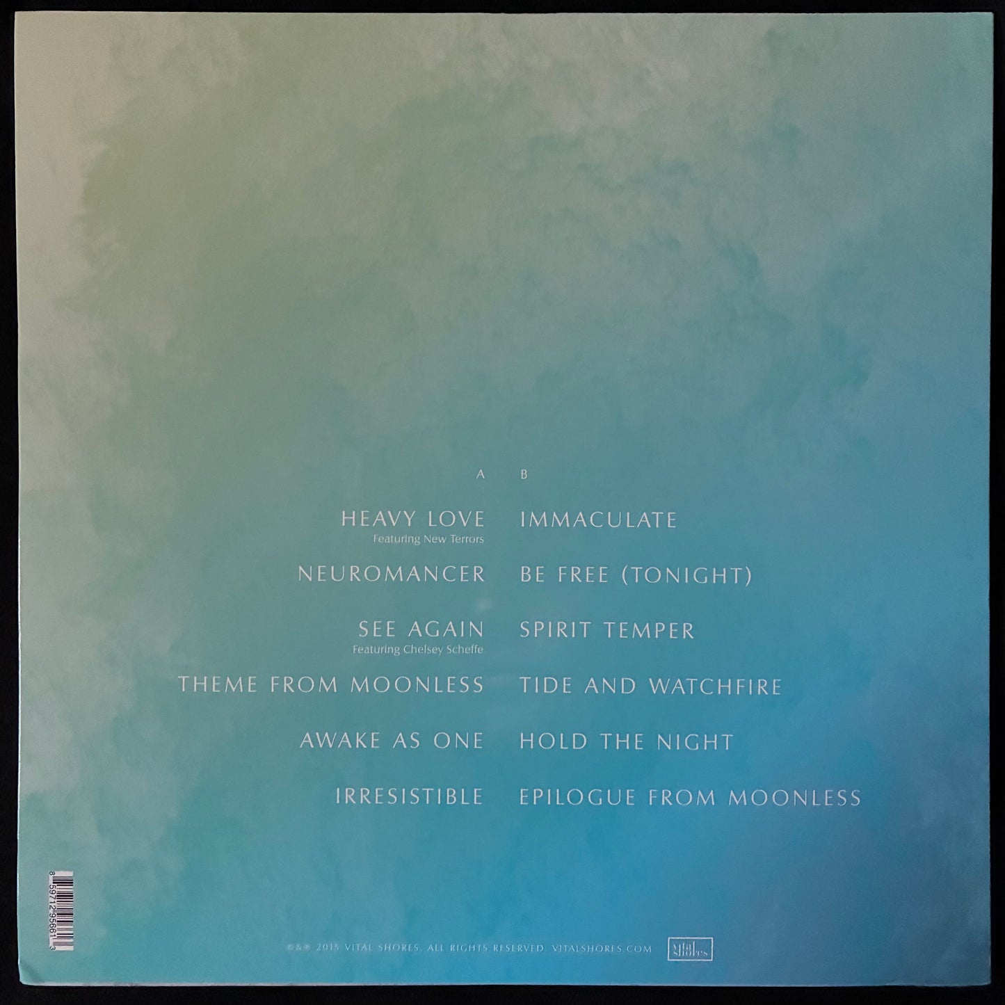 METAVARI - MOONLESS (CLEAR/BLUE COLOURED) (USED VINYL 2015 US M-/EX+)