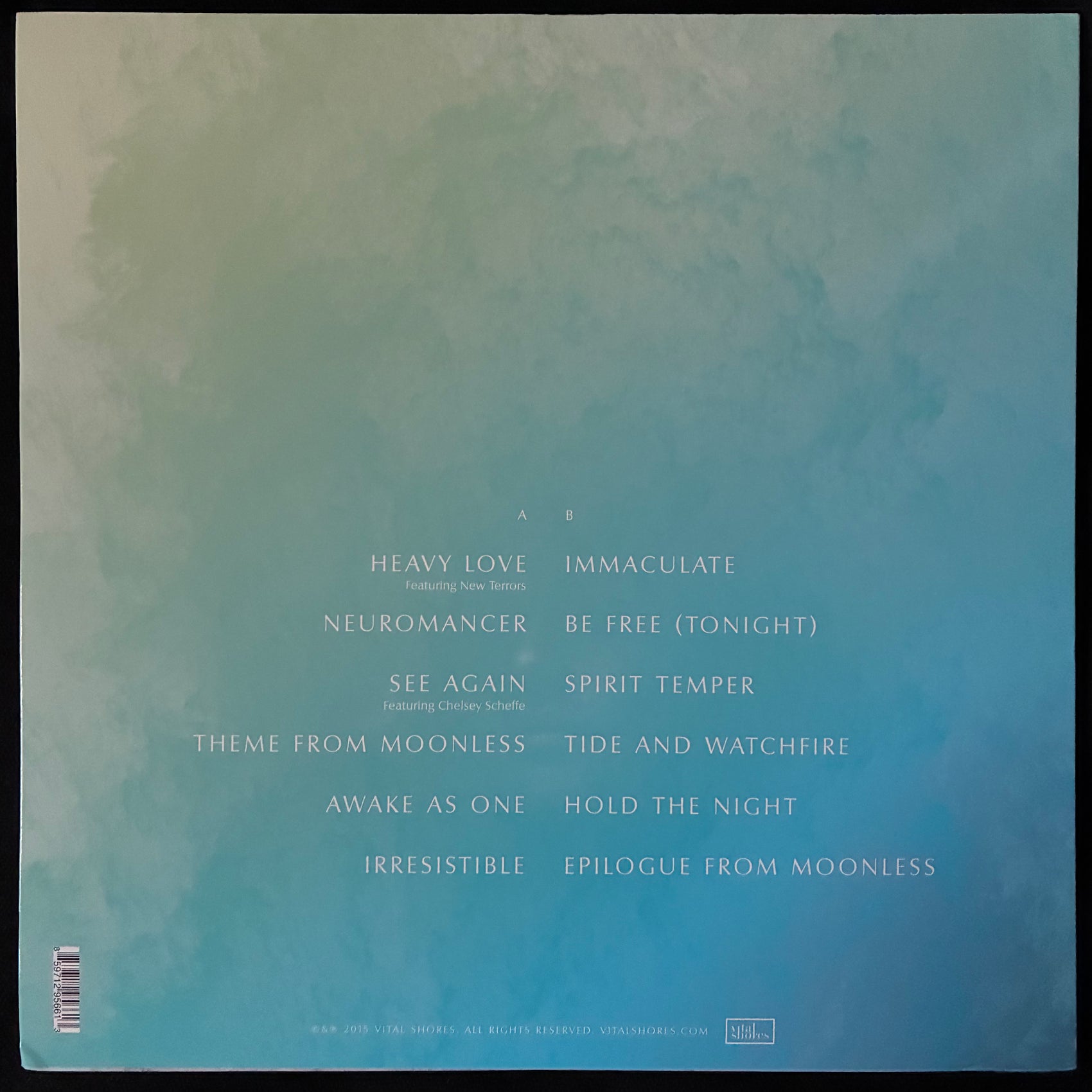 METAVARI - MOONLESS (CLEAR/BLUE COLOURED) (USED VINYL 2015 US M-/EX+)