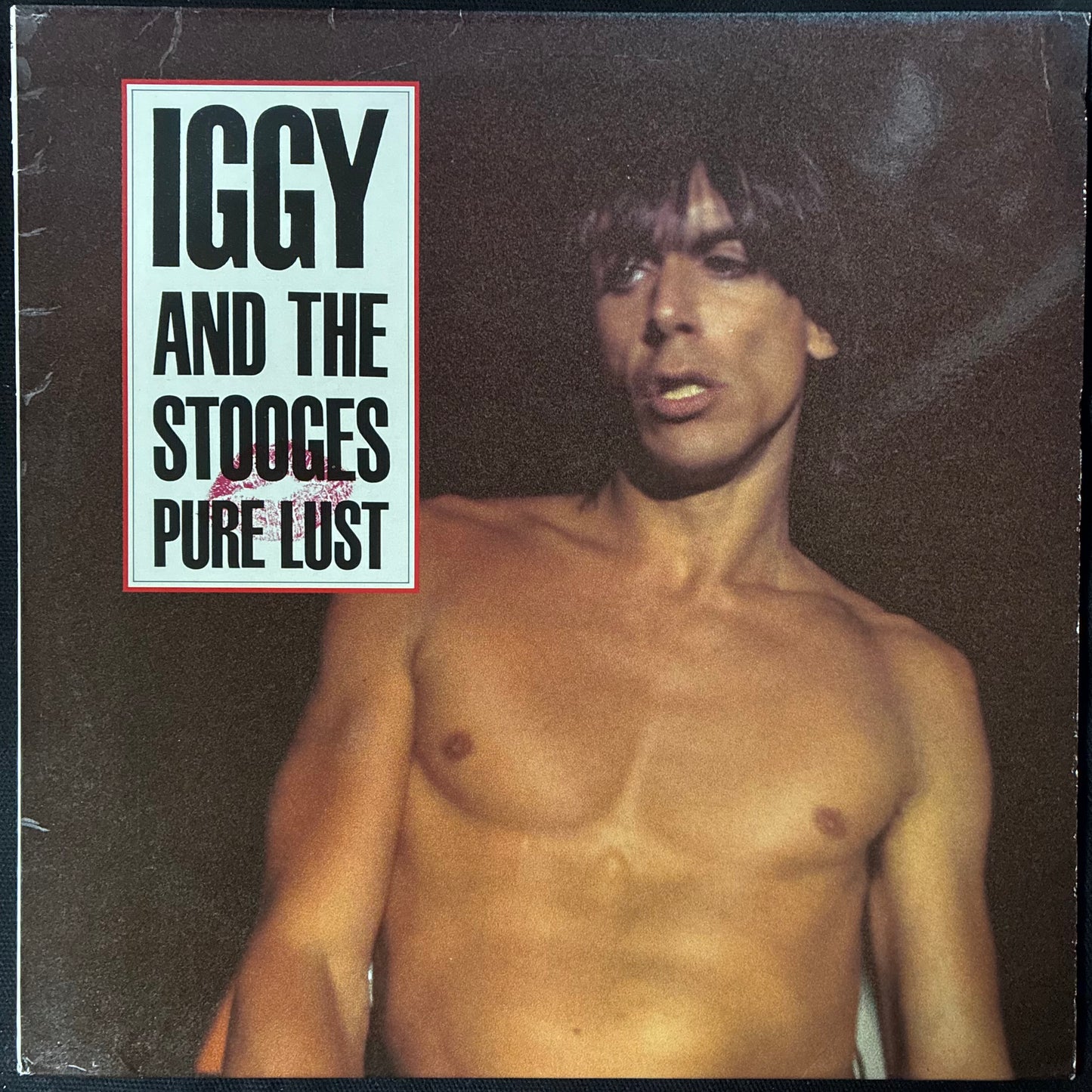IGGY AND THE STOOGES - PURE LUST (12" EP) (YELLOW COLOURED) (USED VINYL 1988 FRANCE M-/EX)
