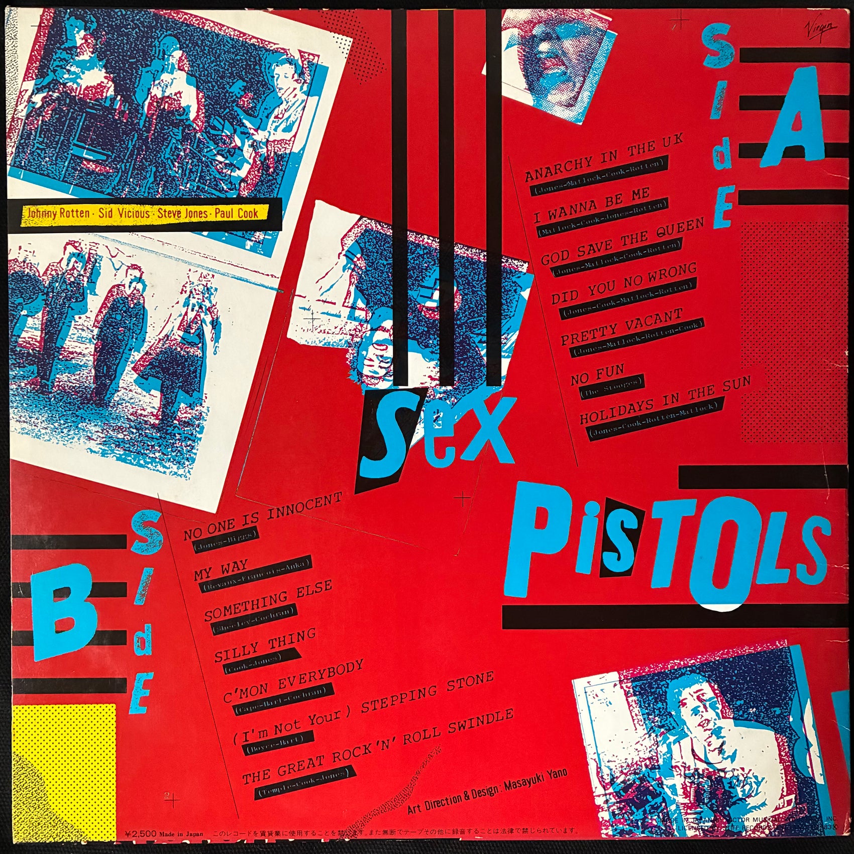 SEX PISTOLS - FLOGGING A DEAD HORSE (USED VINYL 1983 JAPAN M-/M-)
