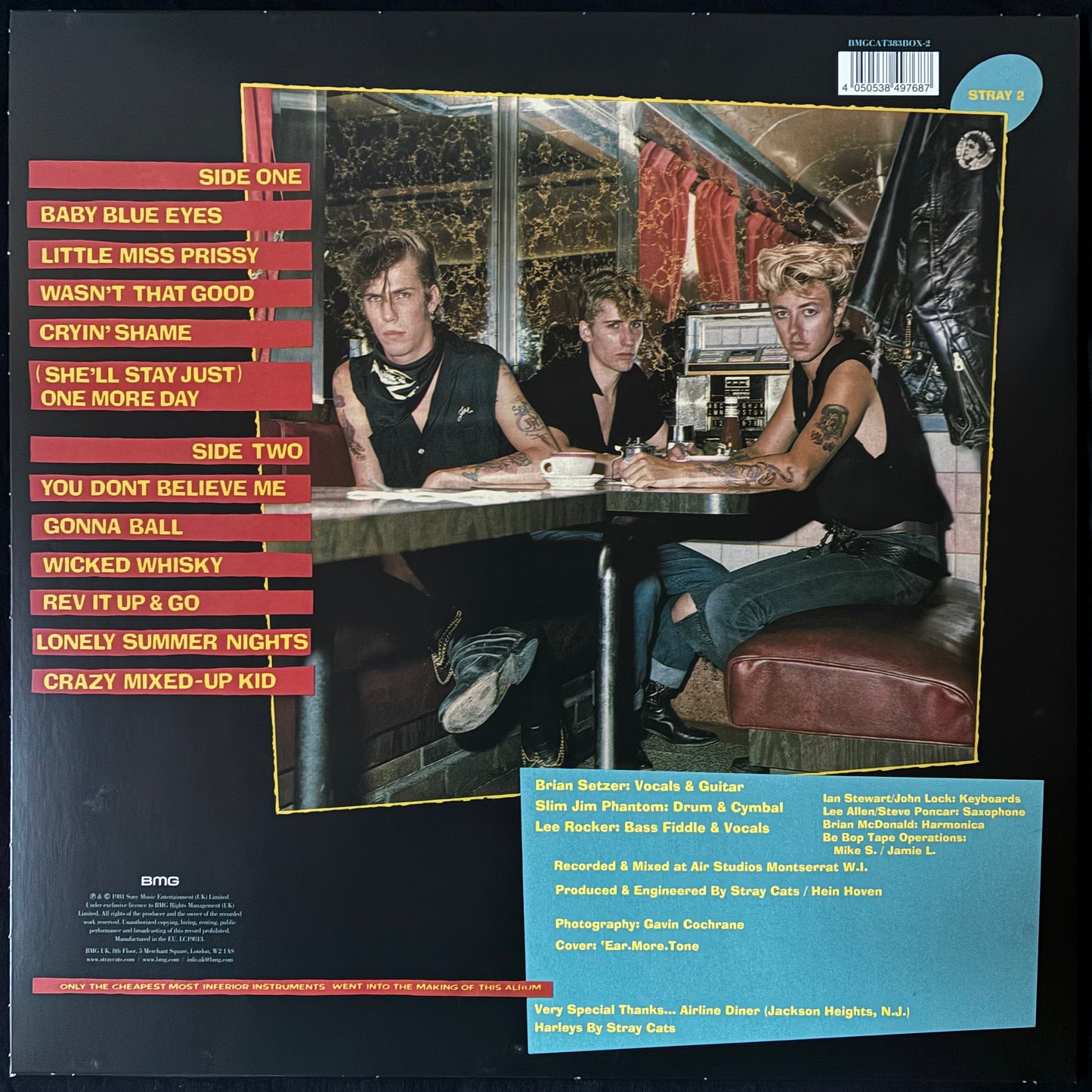STRAY CATS - RUNAWAY BOYS! (4LP) (USED BOX SET 2019 UK M-/M-)