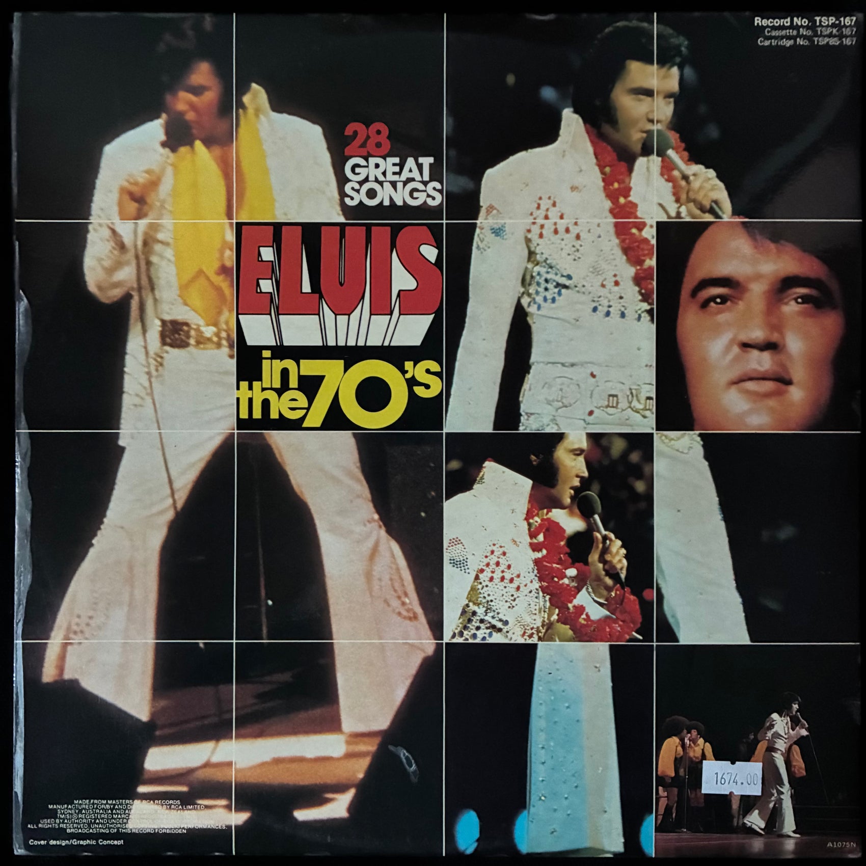 ELVIS PRESLEY - ELVIS IN THE '70'S (2LP) (USED VINYL 1975 AUS M-/EX)