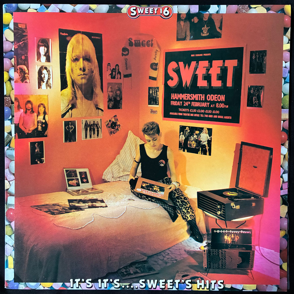 SWEET - SWEET 16 - IT'S IT'S.... SWEET'S HITS (USED VINYL 1984 AUS M-/M-)