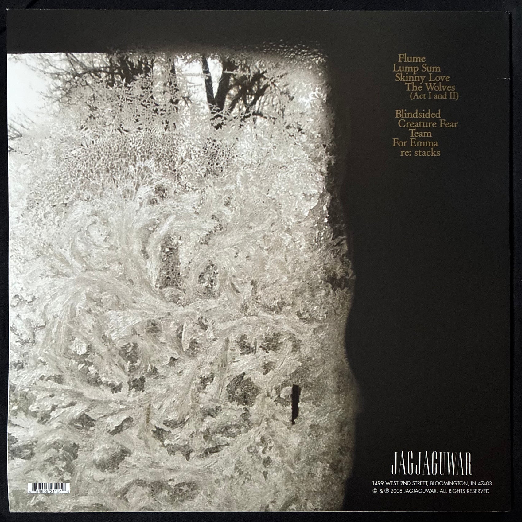 BON IVER - FOR EMMA, FOREVER AGO (USED VINYL 2008 US M-/M-)
