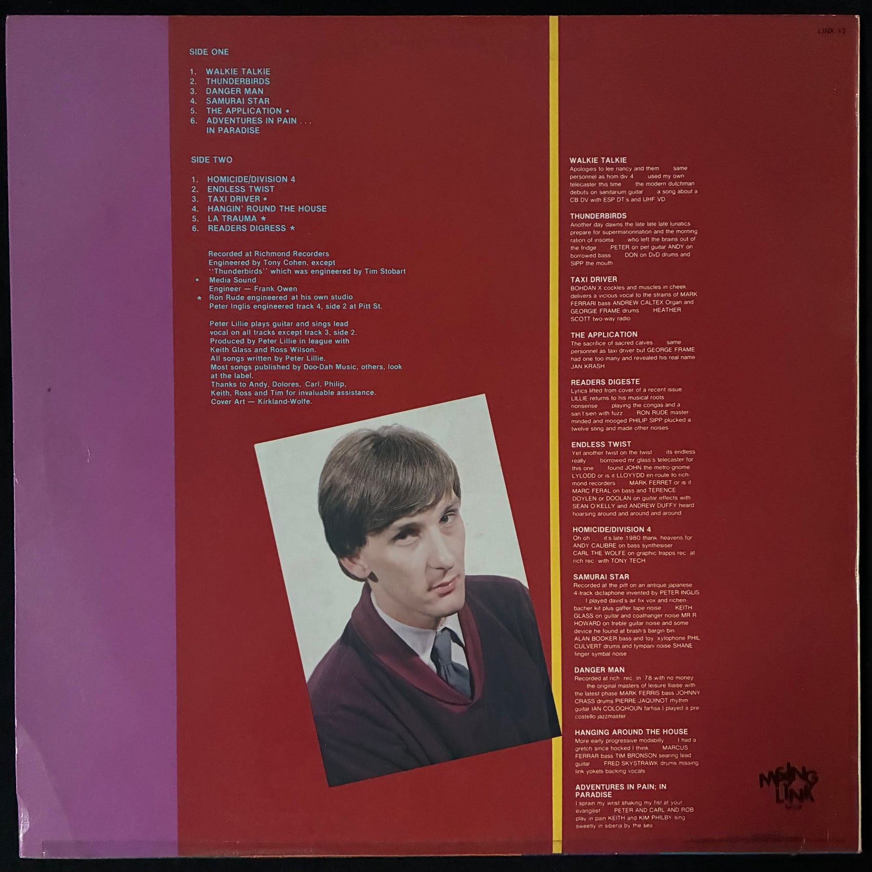 PETER LILLIE - PETER LILLIE'S GUITAR METHOD (USED VINYL 1981 AUS M-/EX-)