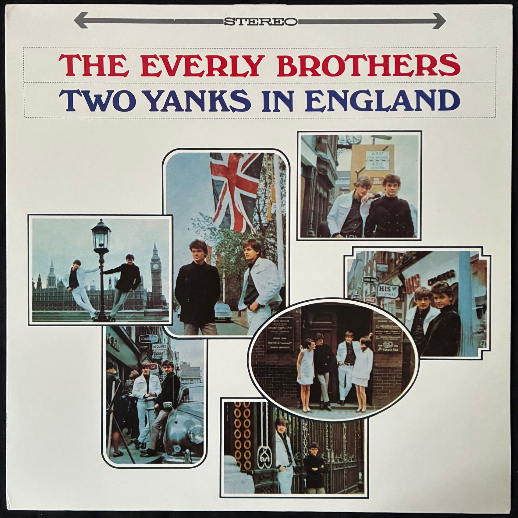 EVERLY BROTHERS - TWO YANKS IN ENGLAND (USED VINYL 1989 UK M-/M-)