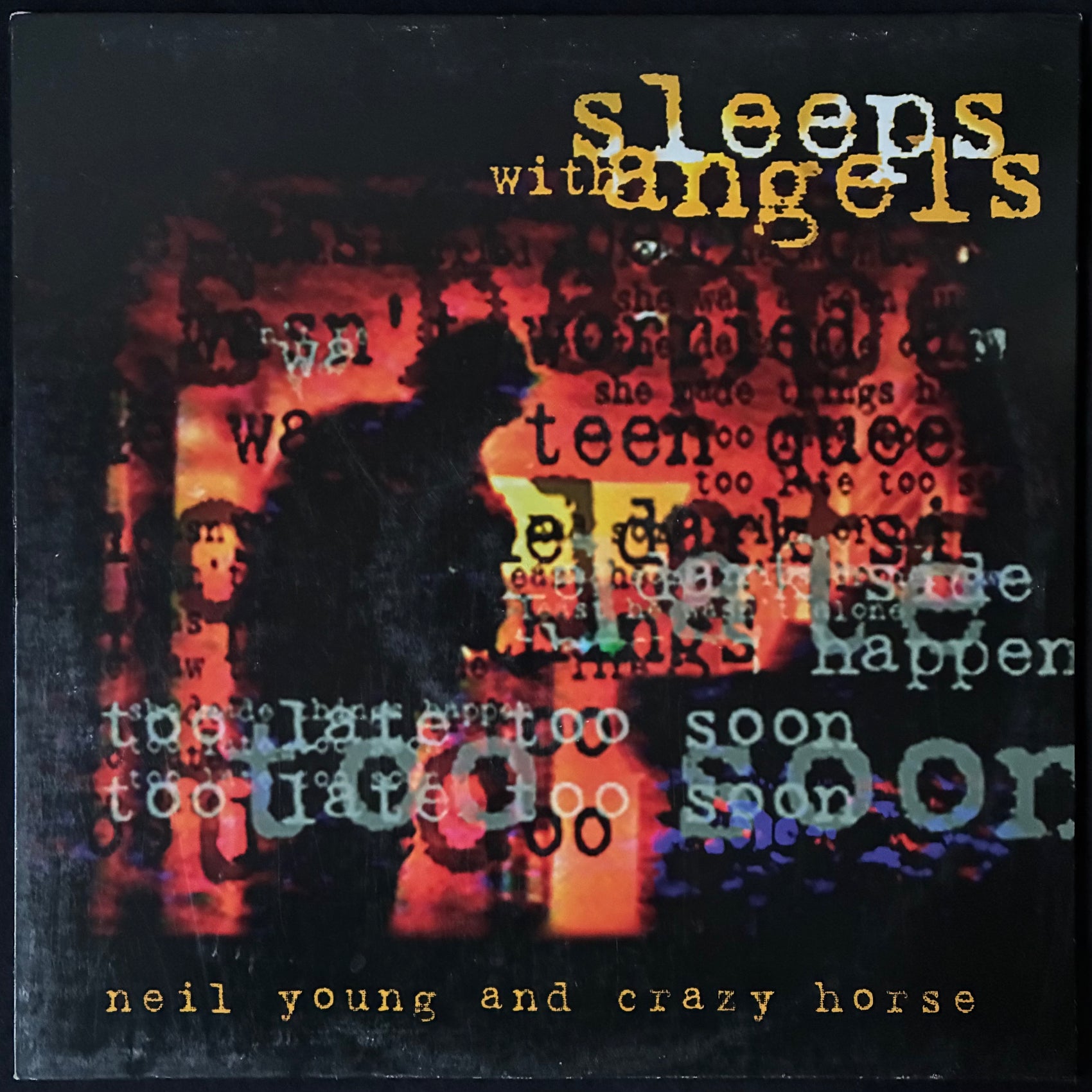 NEIL YOUNG AND CRAZY HORSE - SLEEPS WITH ANGELS (2LP) (USED VINYL 1994 US M-/EX)
