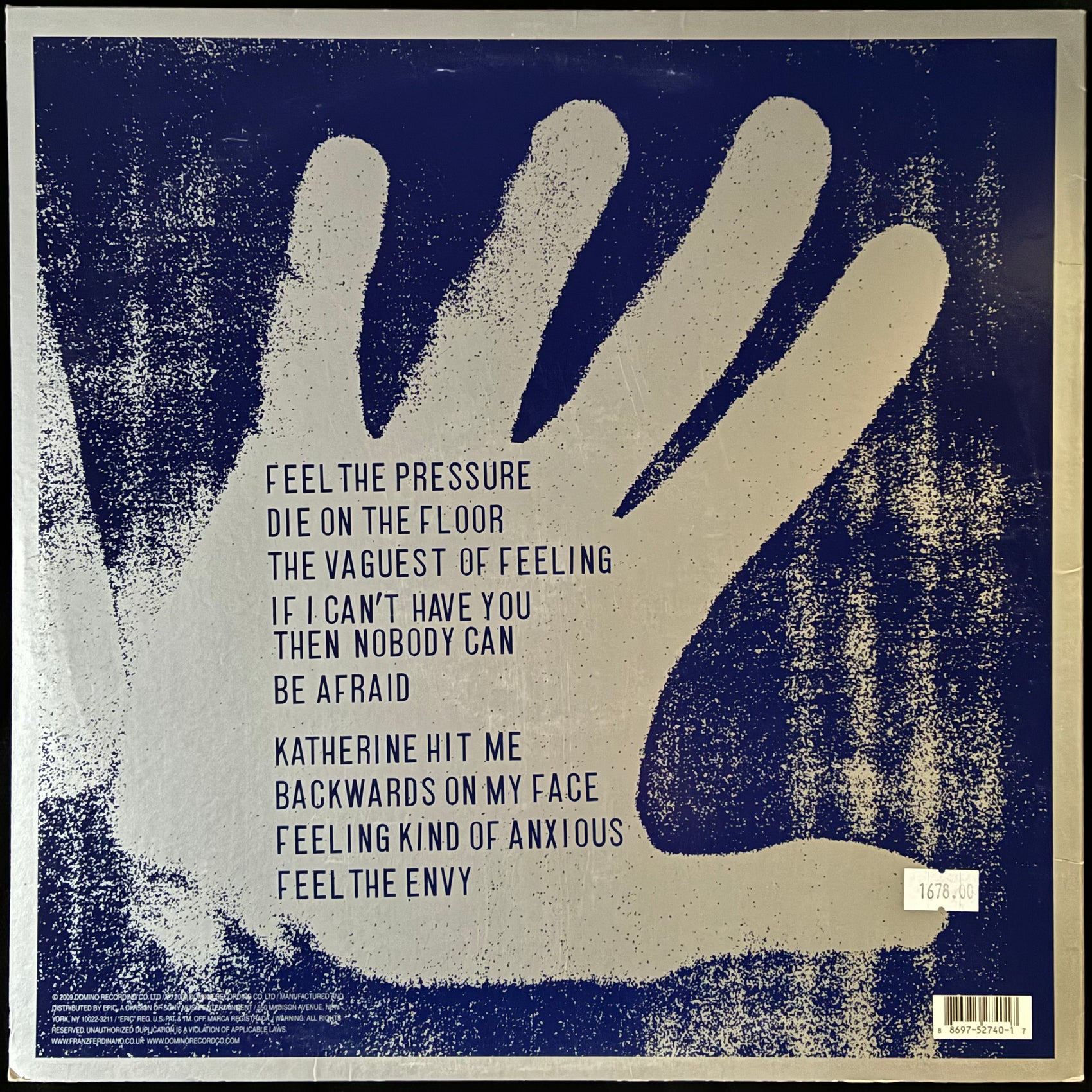 FRANZ FERDINAND - BLOOD (USED VINYL 2009 US M-/EX+)