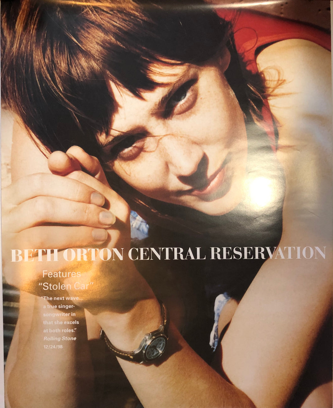 BETH ORTON - CENTRAL RESERVATION (USED) PROMO POSTER