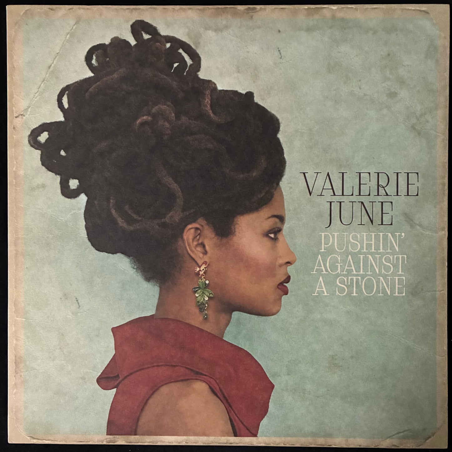 VALERIE JUNE - PUSHIN' AGAINST A STONE (USED VINYL 2013 US M-/EX+)