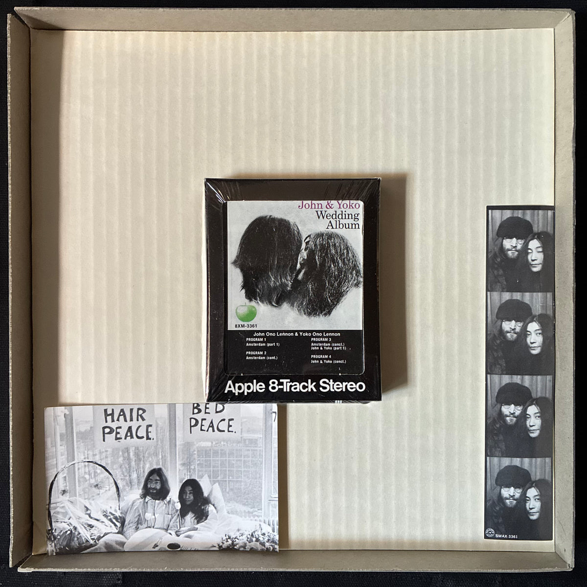 JOHN AND YOKO - WEDDING ALBUM (8 TRACK BOX SET) (USED 8TRACK 1969 US M-/M-/EX-)