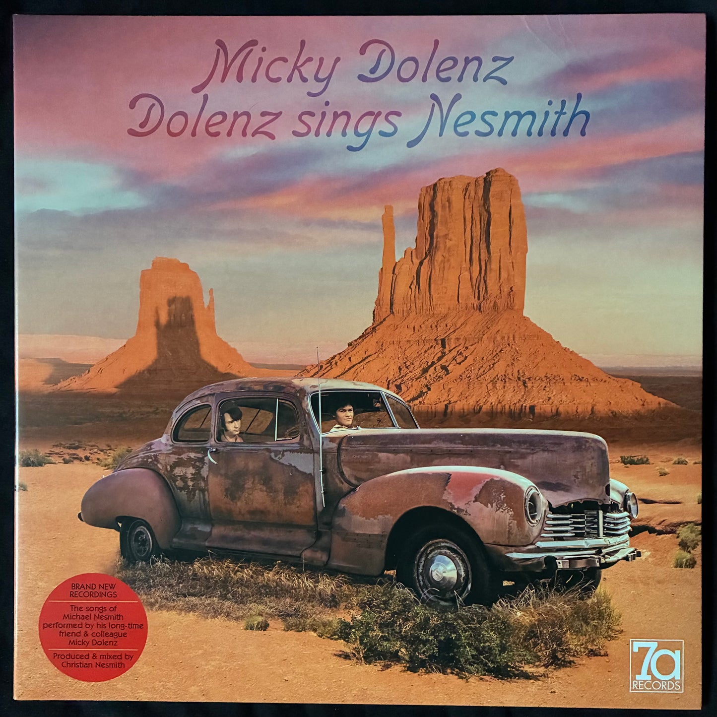 MICKY DOLENZ - DOLENZ SINGS NESMITH (BLUE COLOURED) (USED VINYL 2021 US M-/EX+)