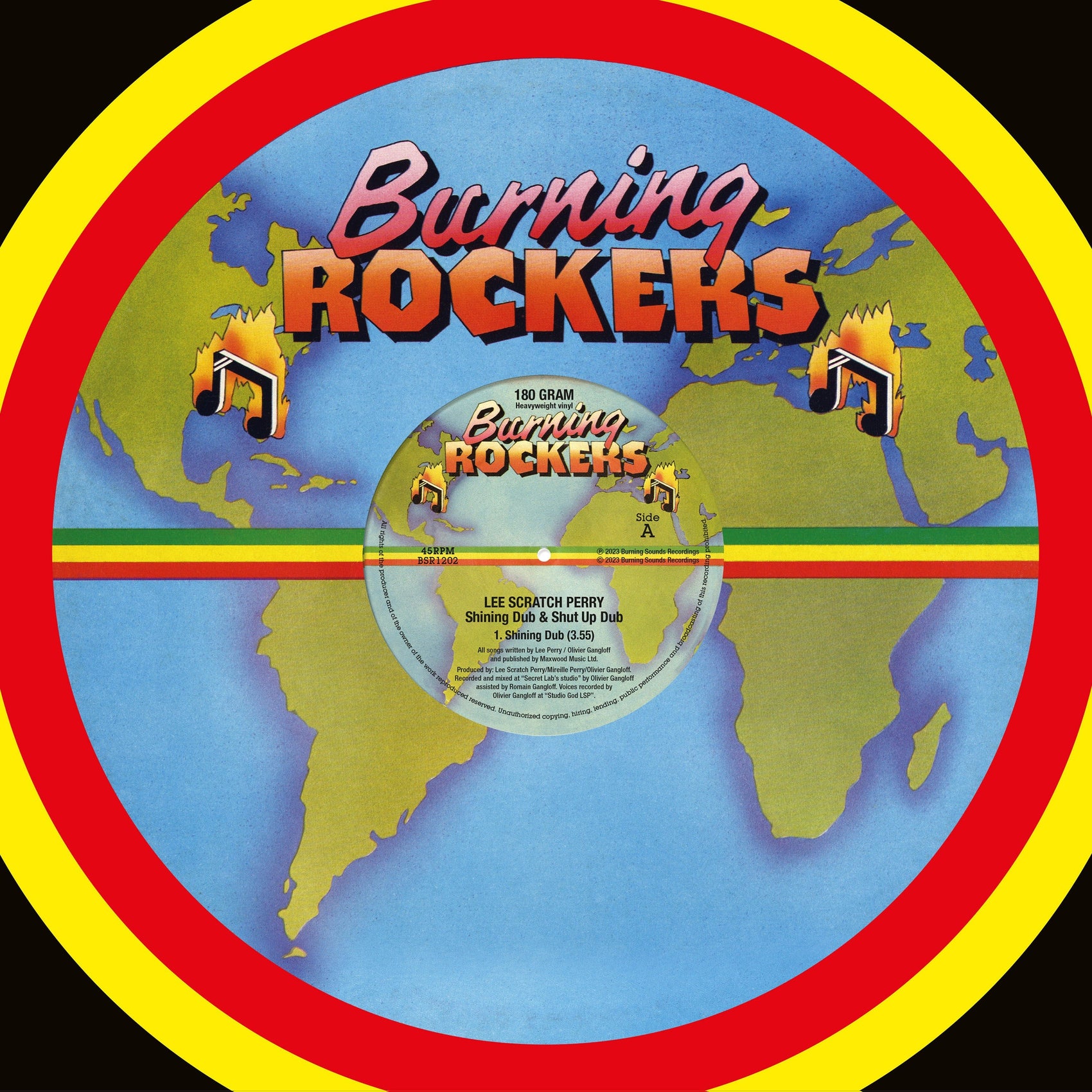 LEE SCRATCH PERRY - SHINING (DUB / SHUT UP (DUB) (180GM) (12") VINYL