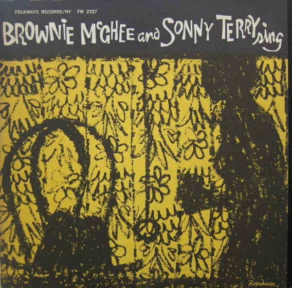 BROWNIE MCGHEE & SONNY TERRY - SING VINYL