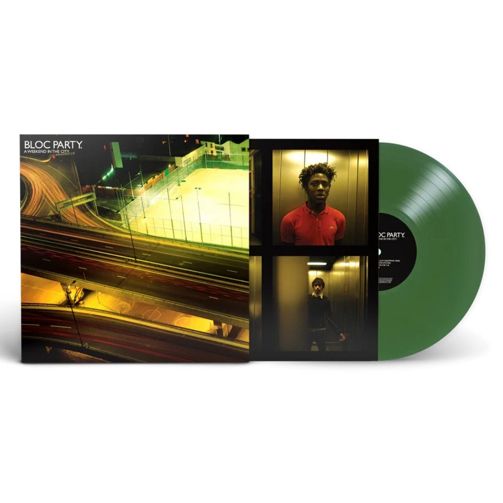 BLOC PARTY - A WEEKEND IN THE CITY (DARK GREEN COLOURED) VINYL