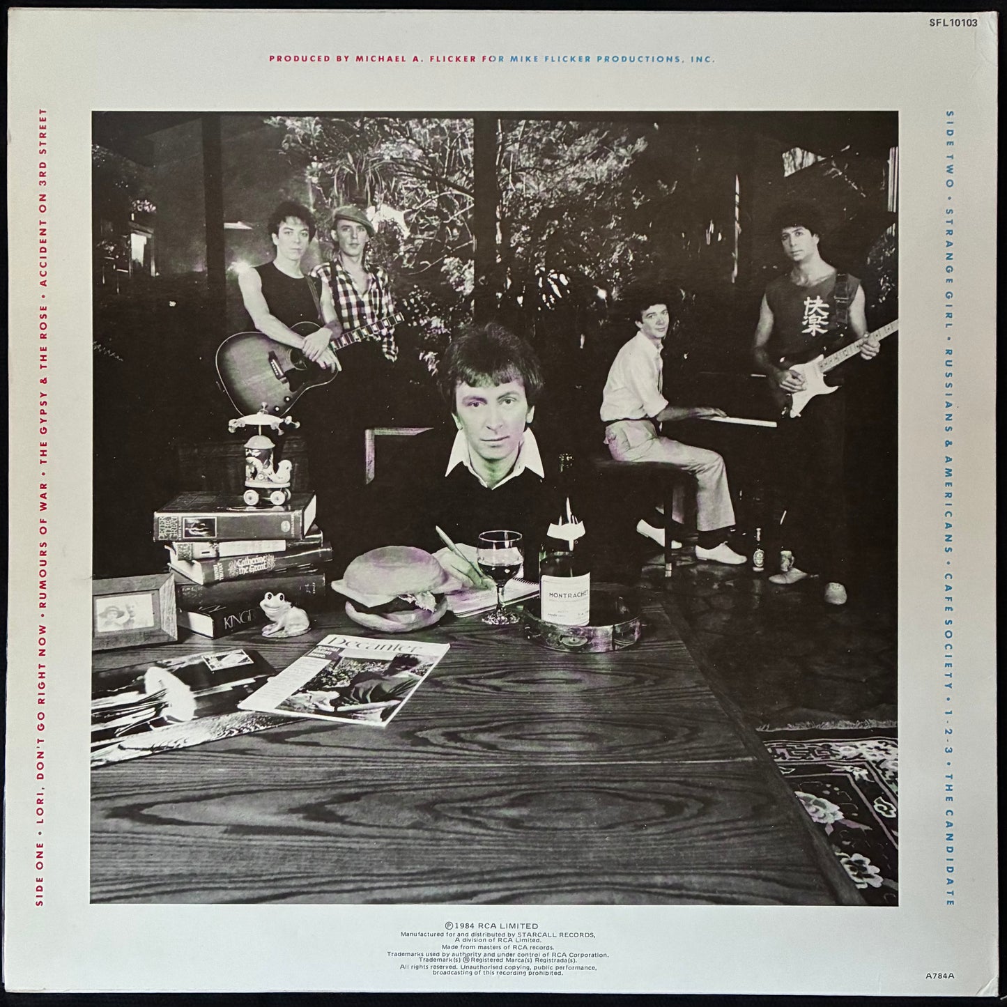 AL STEWART - RUSSIANS & AMERICANS (USED VINYL 1984 AUS M-/M-)