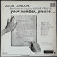 JULIE LONDON - YOUR NUMBER PLEASE... (USED VINYL 1984 FRANCE M-/M-)