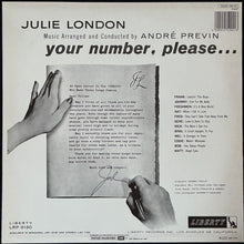 Load image into Gallery viewer, JULIE LONDON - YOUR NUMBER PLEASE... (USED VINYL 1984 FRANCE M-/M-)
