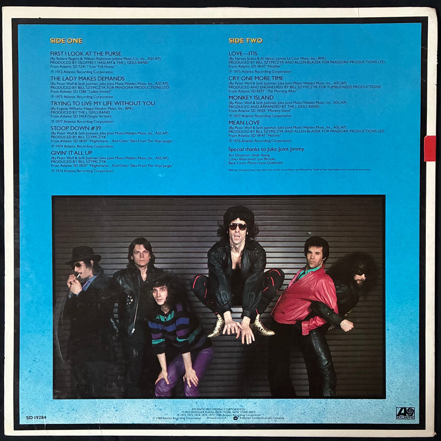 J. GEILS BAND - BEST OF THE J. GEILS BAND TWO (PROMO) (USED VINYL 1980 US M-/EX)