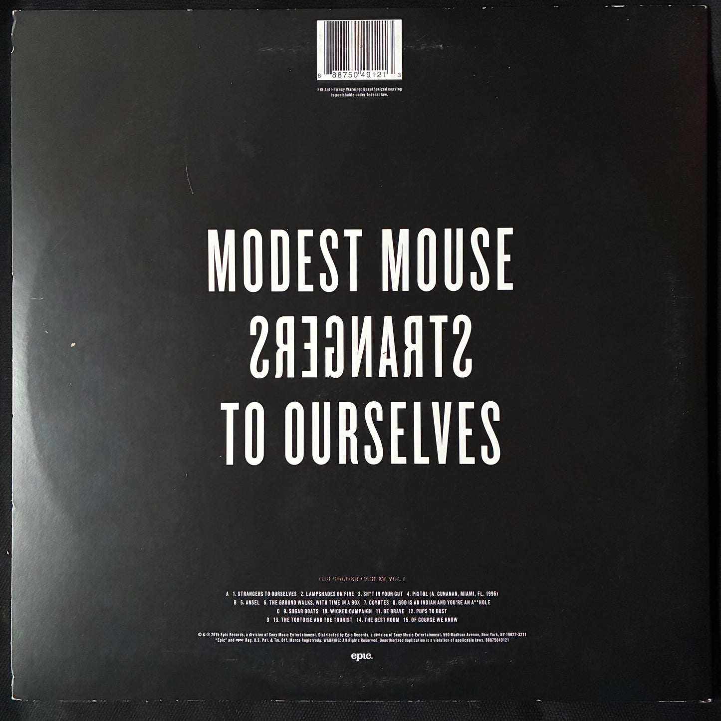 MODEST MOUSE - STRANGERS TO OURSELVES (2LP) (USED VINYL 2015 US M-/EX+)