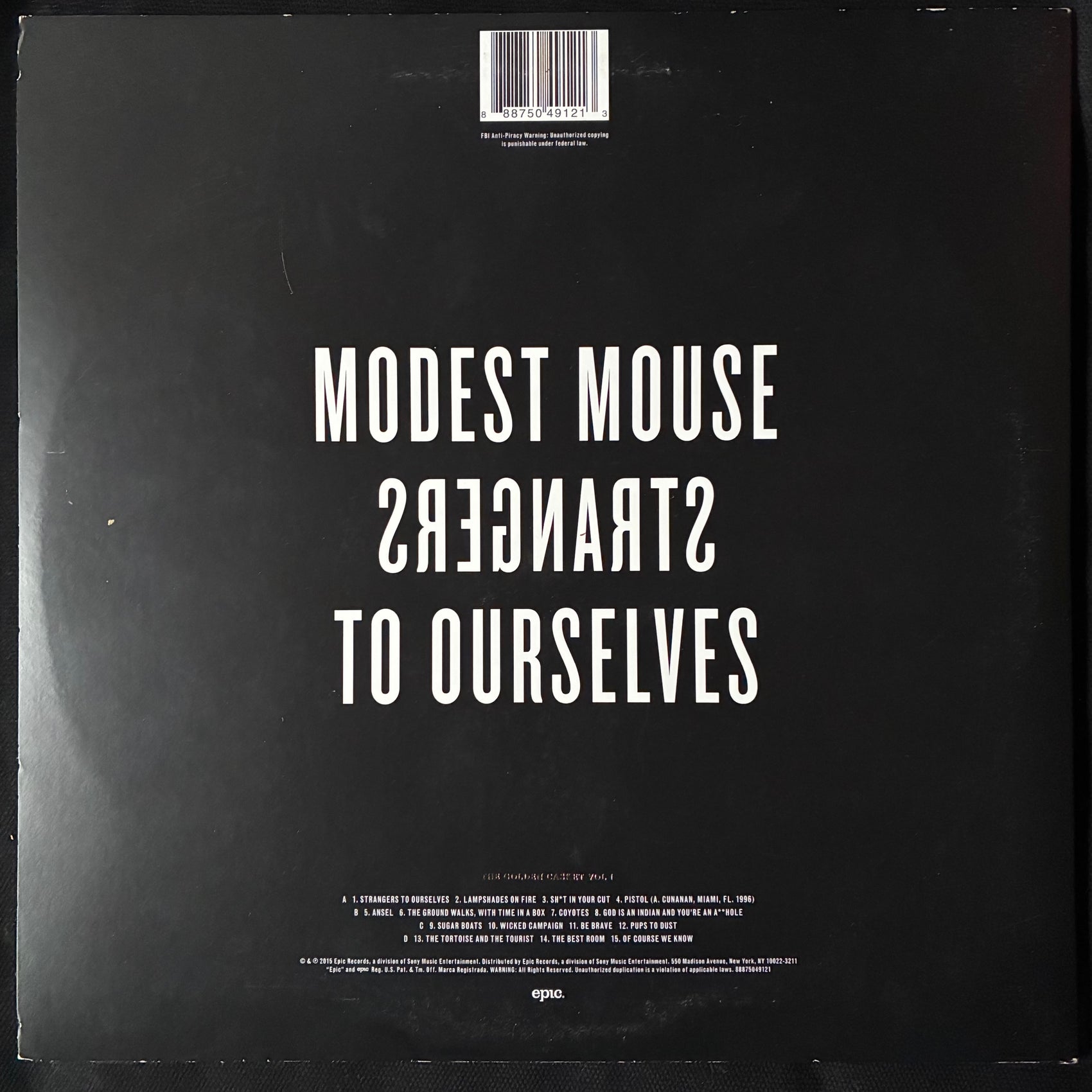 MODEST MOUSE - STRANGERS TO OURSELVES (2LP) (USED VINYL 2015 US M-/EX+)