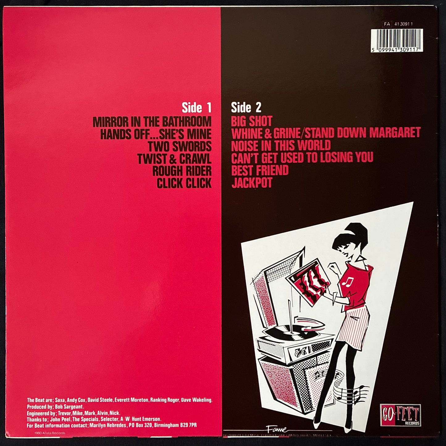 BEAT - I JUST CAN'T STOP IT (USED VINYL 1983 UK M-/M-)