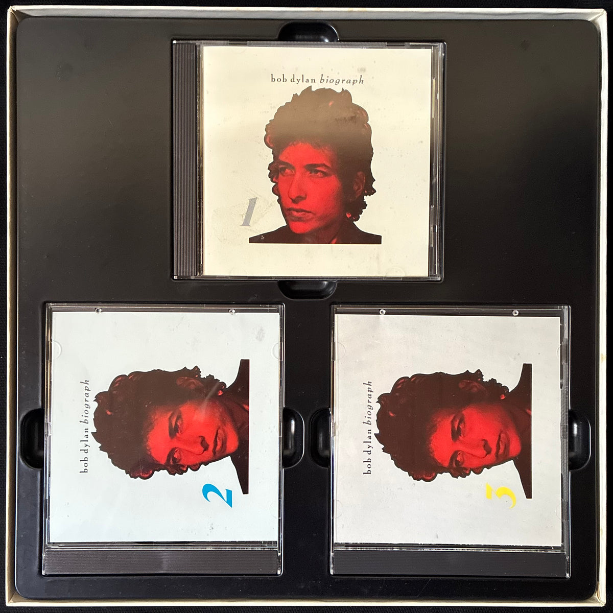 BOB DYLAN - BIOGRAPH (3CD BOX SET) (USED CD 1985 US M-/EX+)