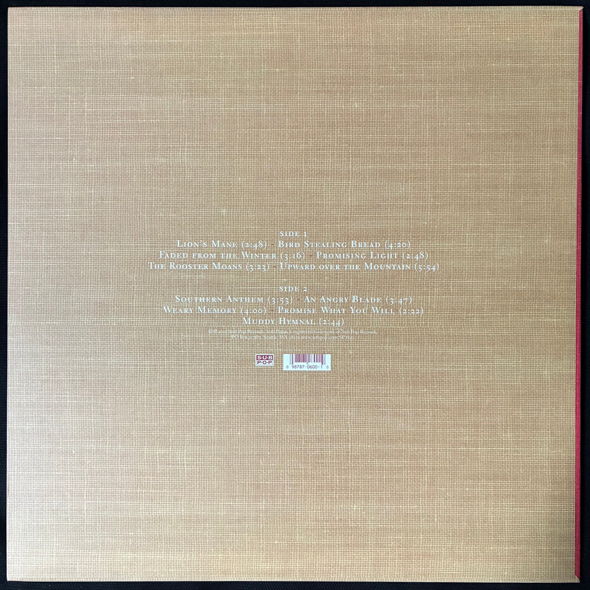 IRON & WINE - THE CREEK DRANK THE CRADLE (USED VINYL US M-/M-)