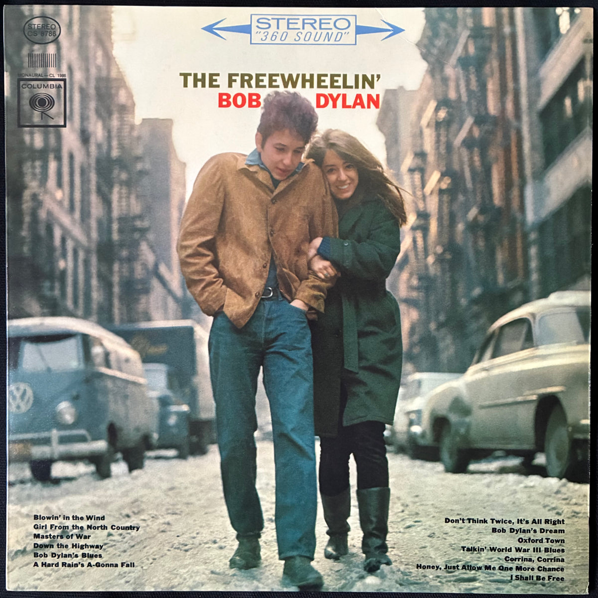 BOB DYLAN - THE FREEWHEELIN' BOB DYLAN (USED VINYL 2017 EU M-/M-)