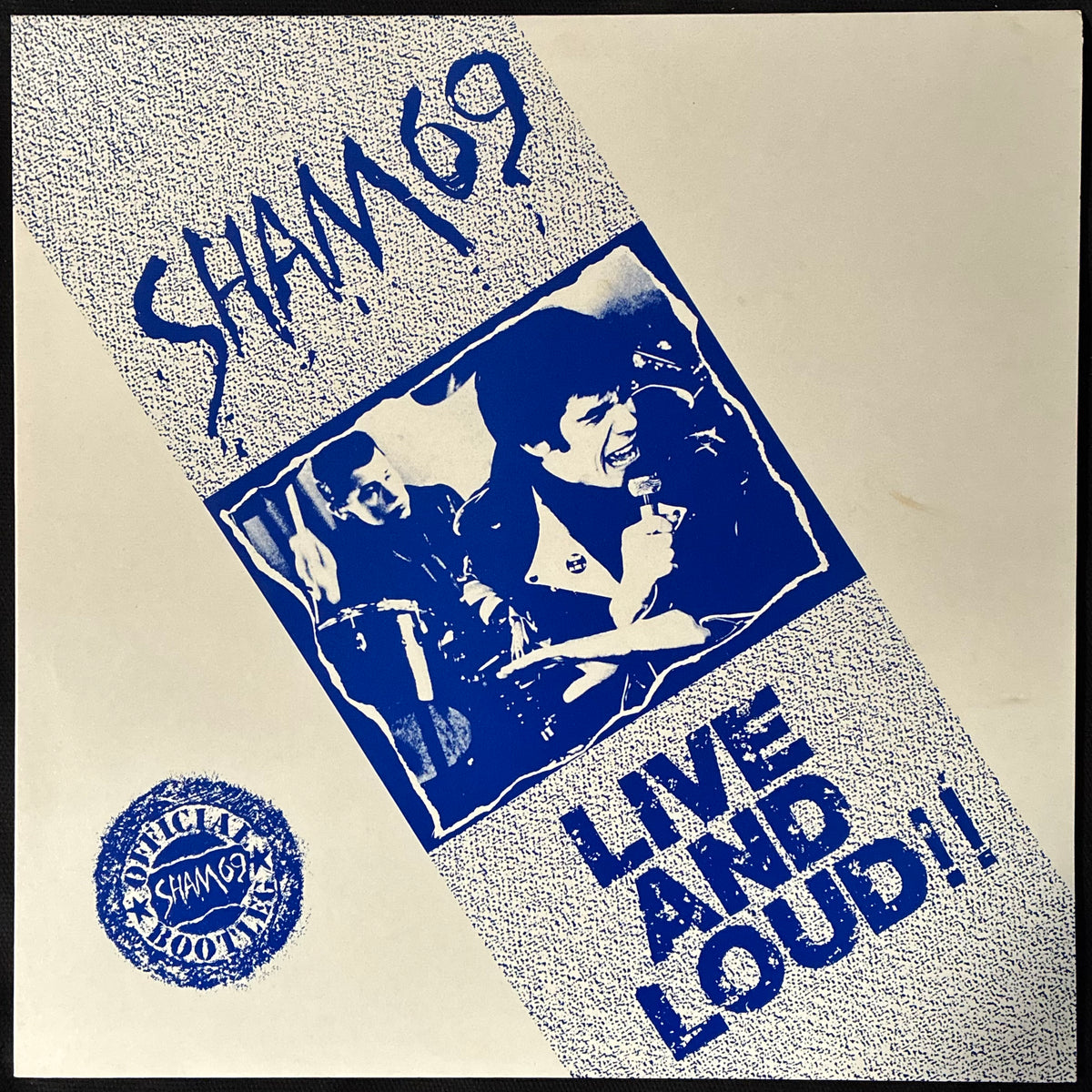 SHAM 69 - LIVE AND LOUD!! (USED VINYL 1987 UK M-/M-)