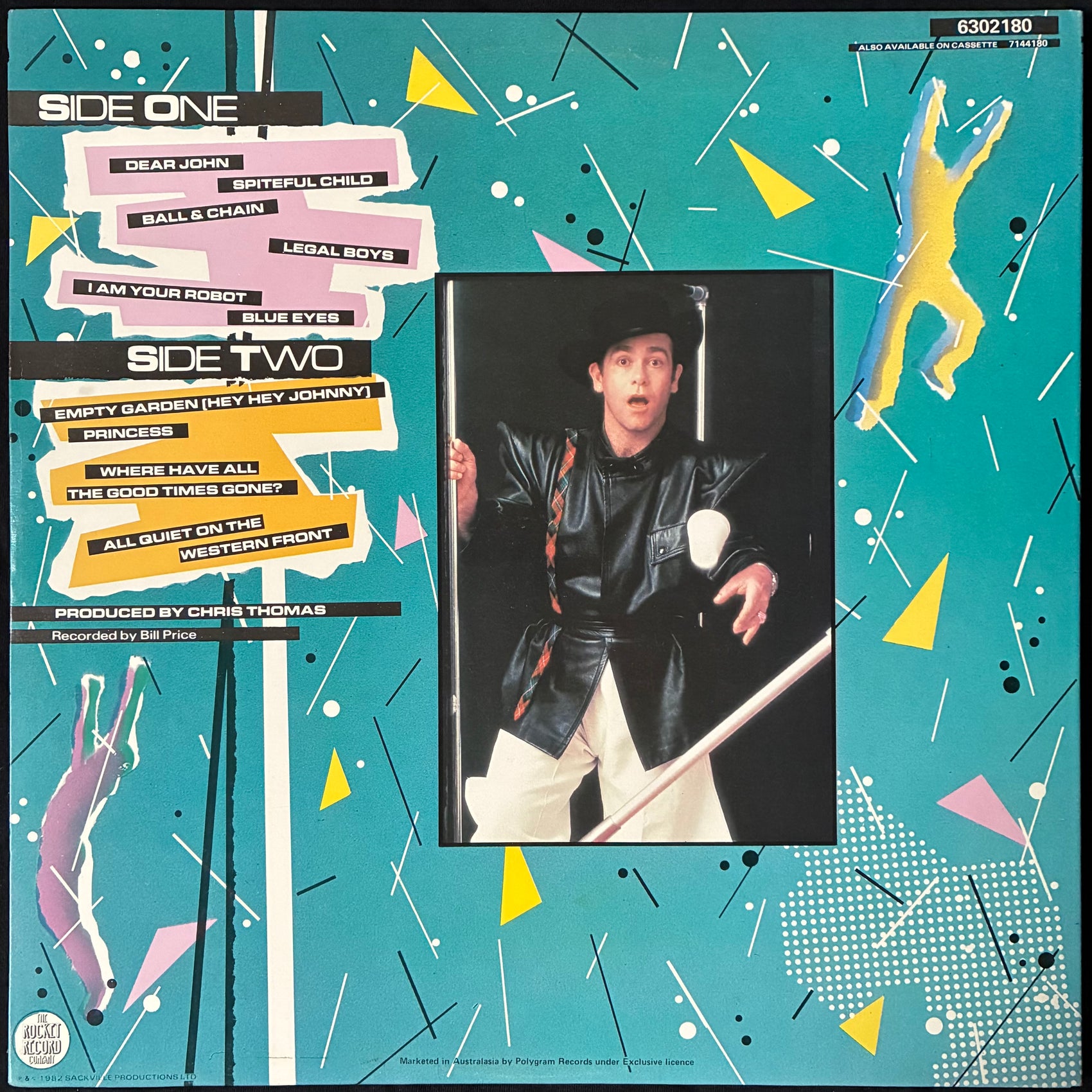 ELTON JOHN - JUMP UP! (USED VINYL 1982 AUS EX+/EX+)