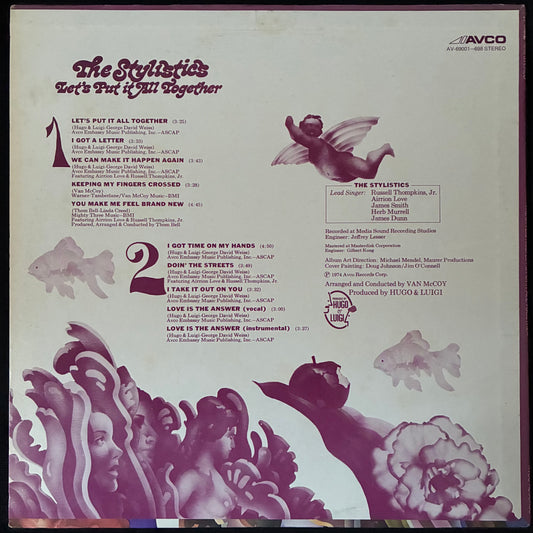 STYLISTICS - LET'S PUT IT ALL TOGETHER (USED VINYL 1974 US EX+/EX+)