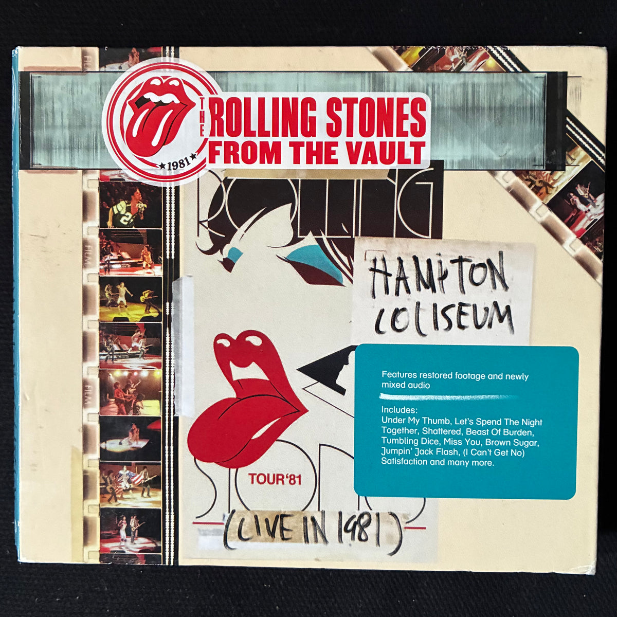 ROLLING STONES - HAMPTON COLISEUM : LIVE IN 1981 (2CD+DVD) (USED CD 2014 AUS  M-/EX+)