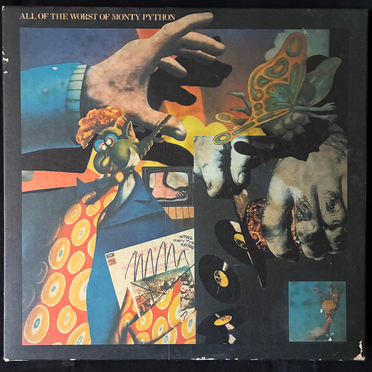 MONTY PYTHON - ALL OF THE WORST OF MONTY PYTHON (7LP BOX SET) (USED VINYL 1981 AUS M-/M-/EX-)