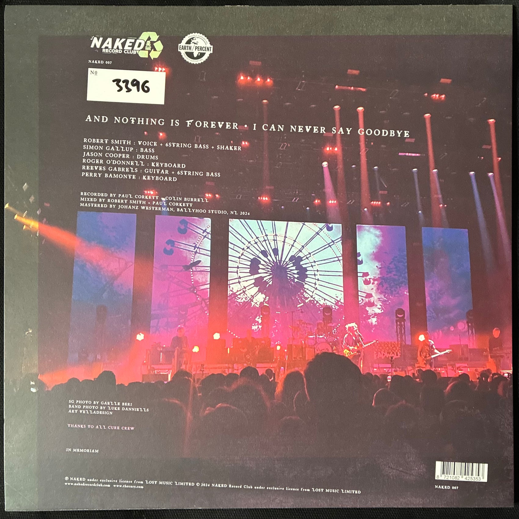 CURE - NOVEMBRE: LIVE IN FRANCE 2022 (12") (USED VINYL 2024 M-/M-)