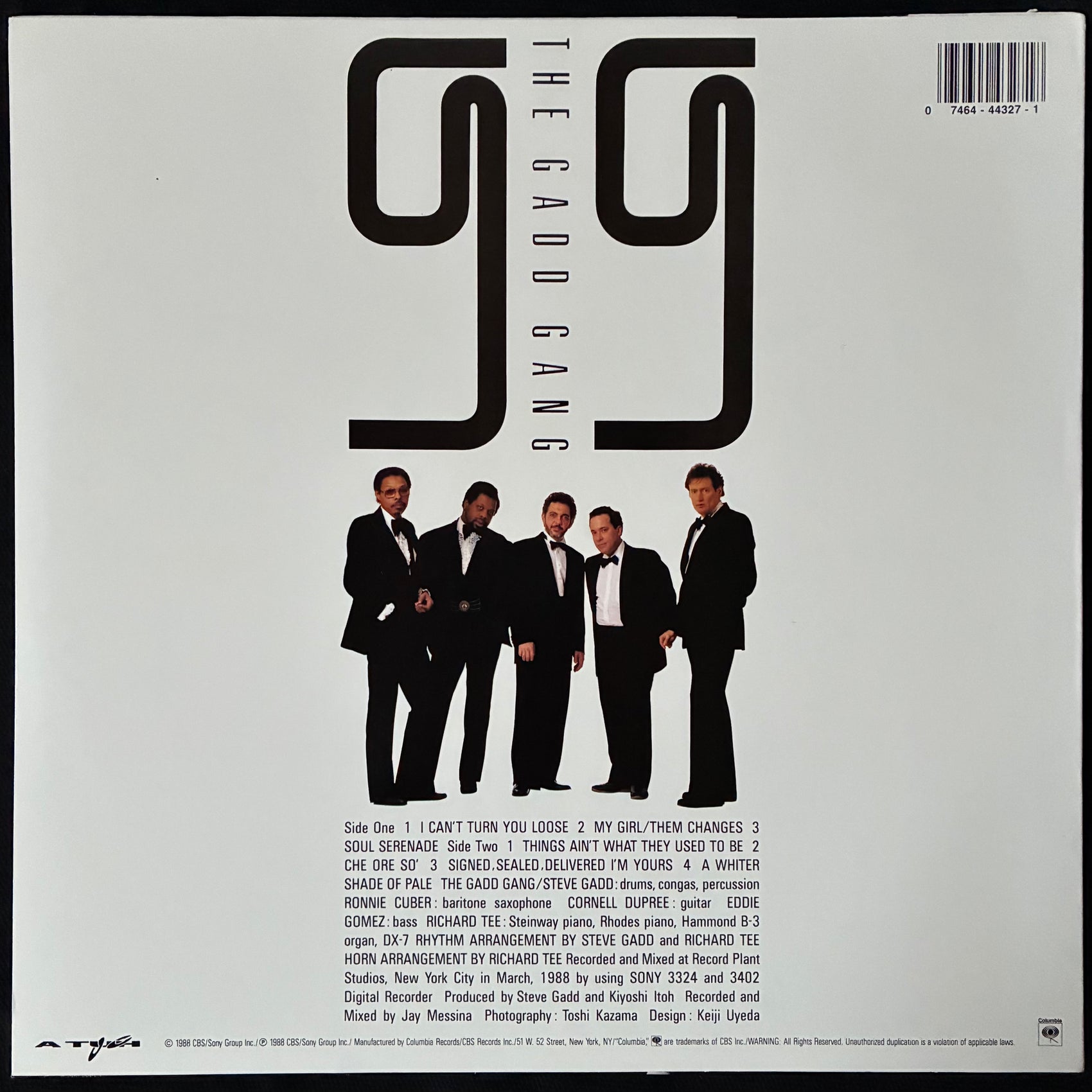 GADD GANG - HERE & NOW (USED VINYL 1988 US M-/M-)