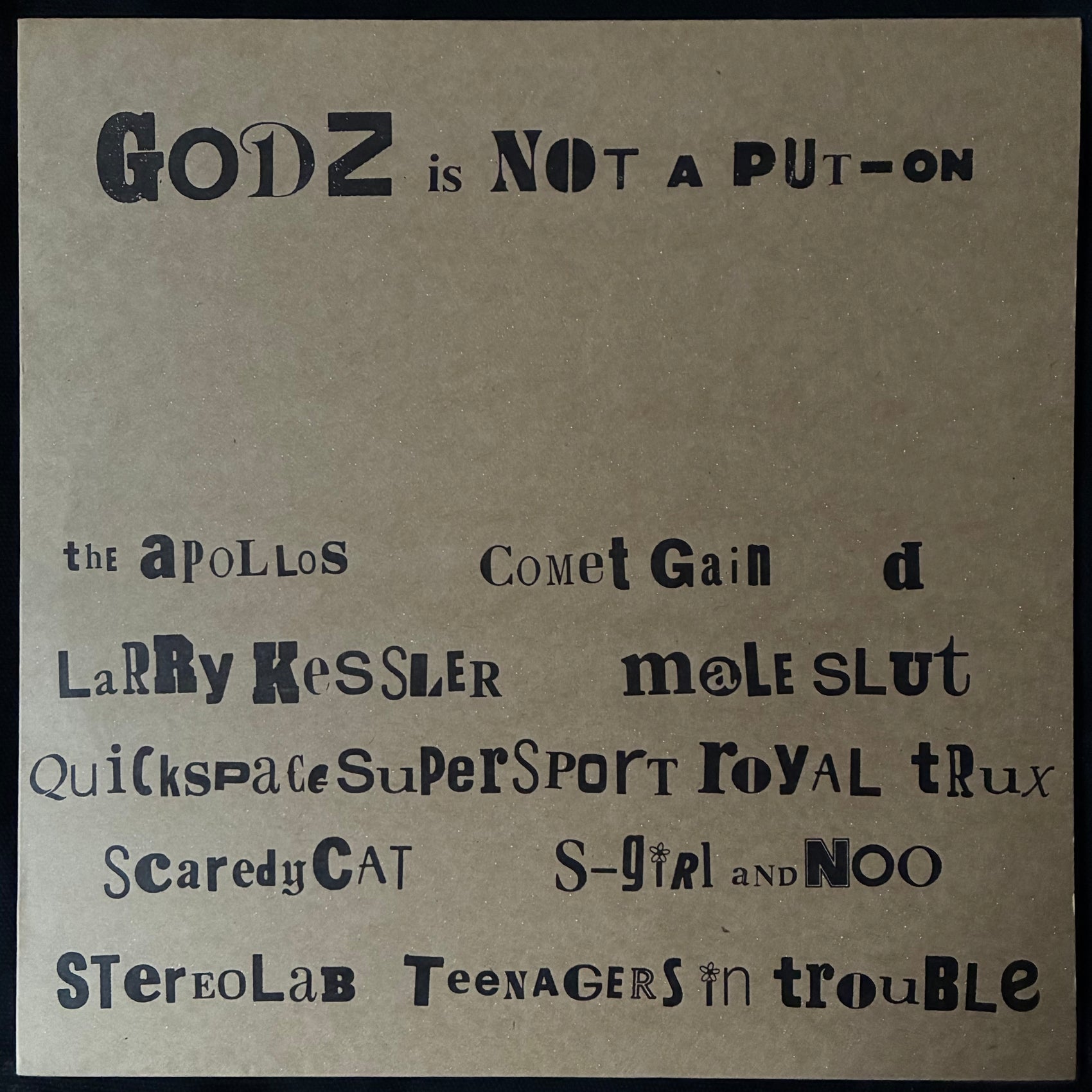 VARIOUS ARTISTS - GODZ NOT A PUT ON (LP+7") (USED VINYL 1996 UK M-/M-)