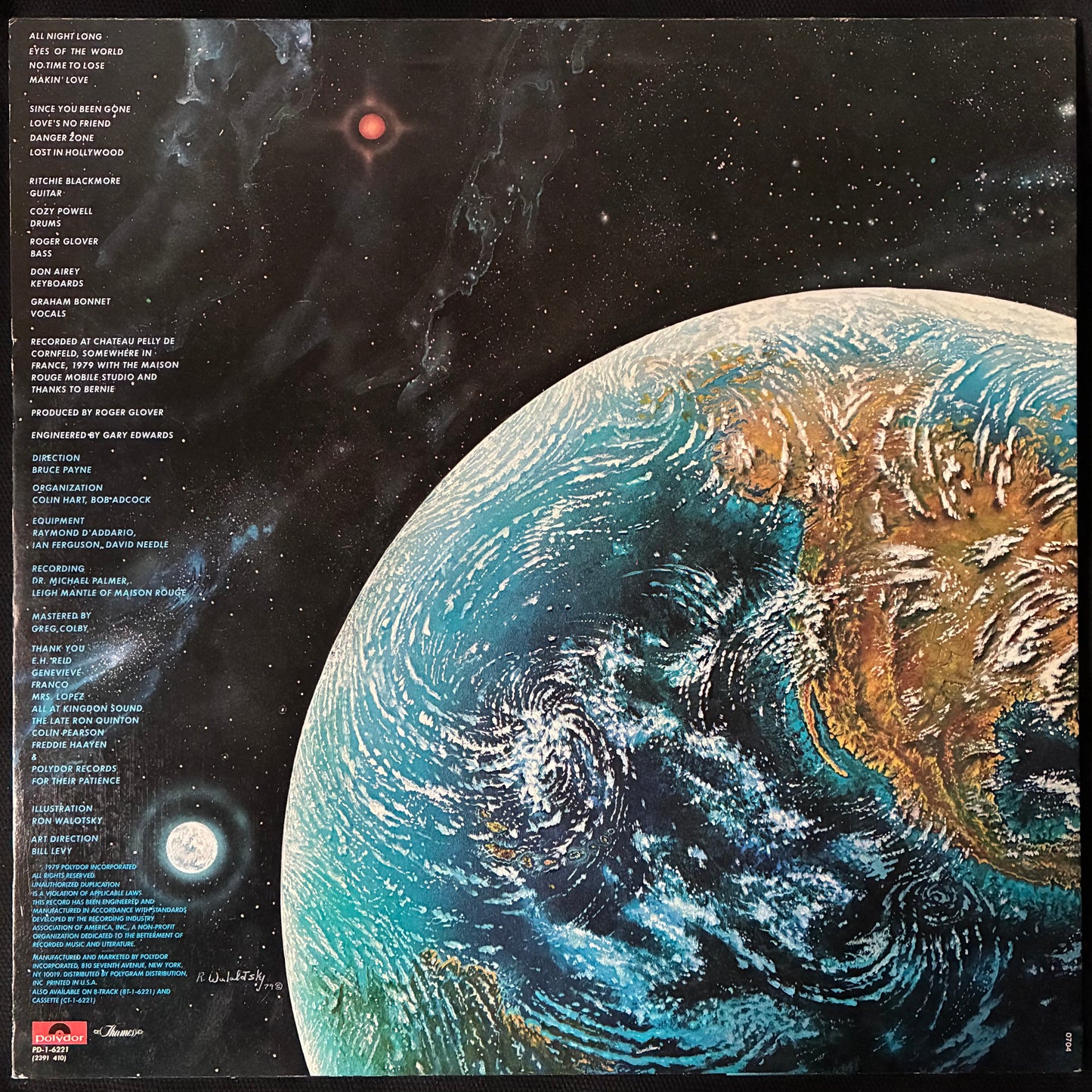 RAINBOW - DOWN TO EARTH (USED VINYL 1979 US M-/EX+)