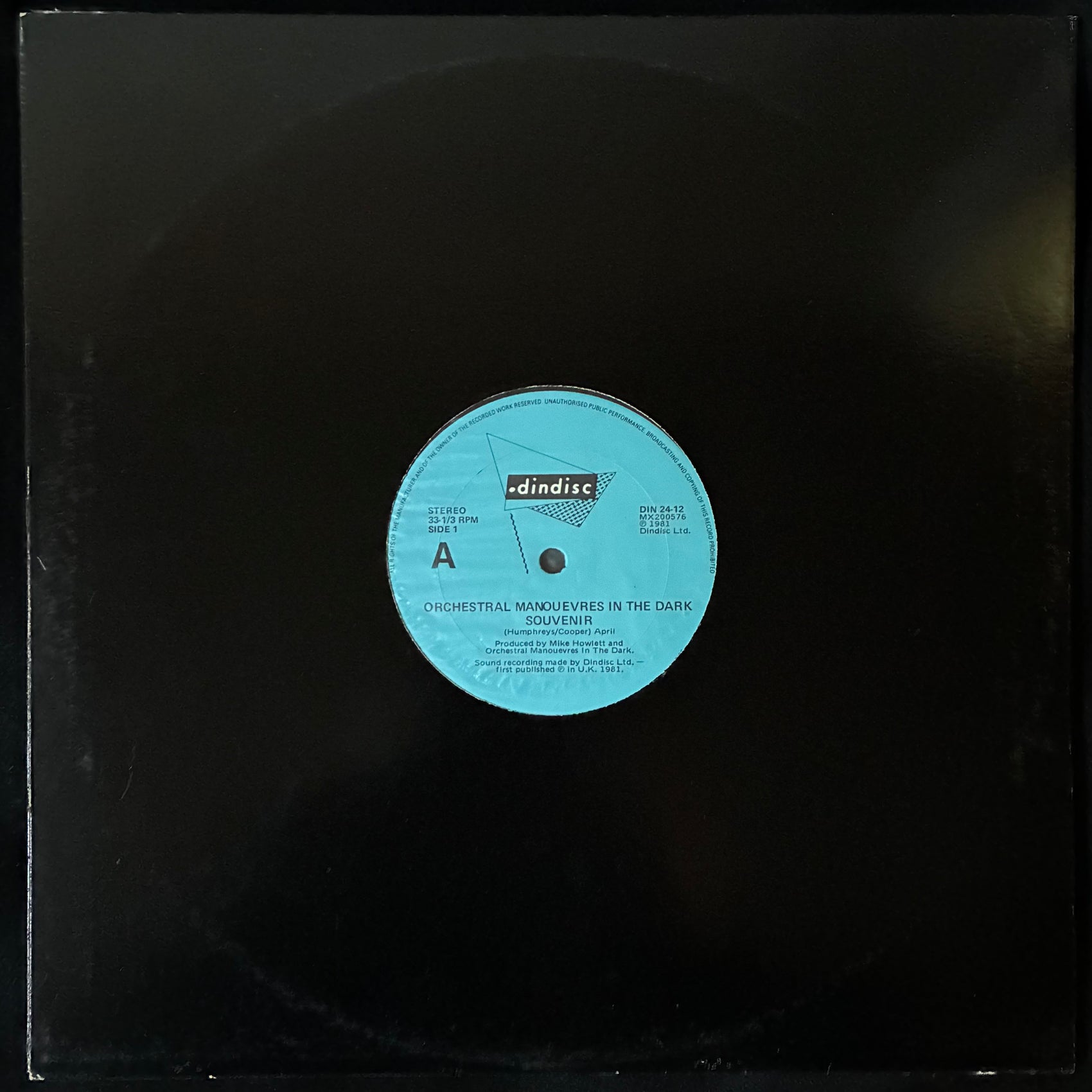 ORCHESTRAL MANOEUVRES IN THE DARK - SOUVENIR (12") (USED VINYL 1981 AUS M-)