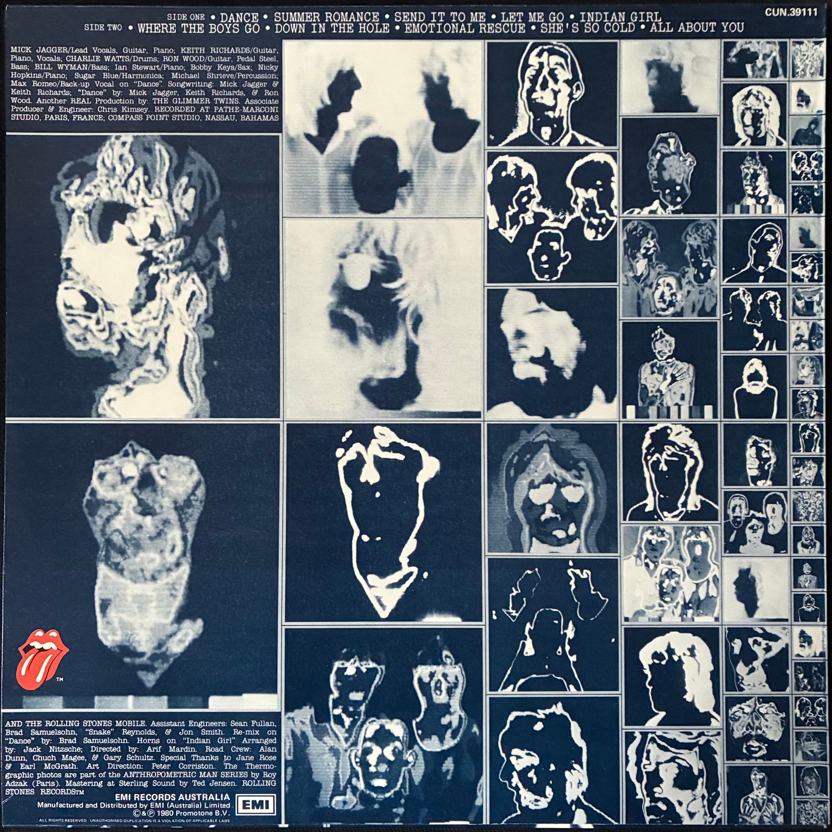 ROLLING STONES - EMOTIONAL RESCUE (USED VINYL 1980 AUS M-/M-)