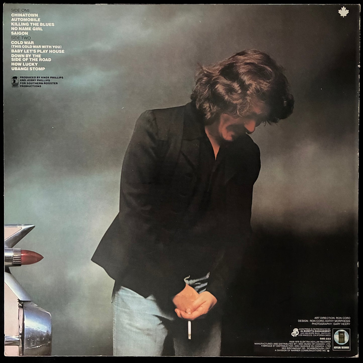 JOHN PRINE - PINK CADILLAC (USED VINYL 1979 CANADA M-/EX+)