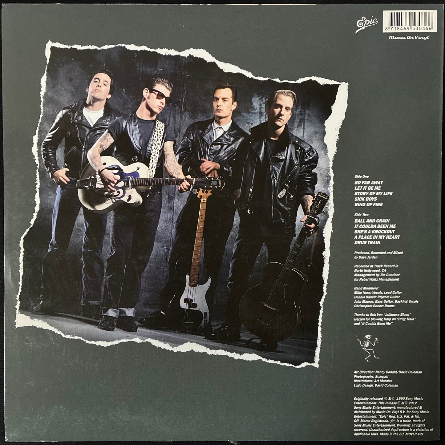 SOCIAL DISTORTION - SOCIAL DISTORTION (180GM) (USED VINYL 2012 EU M-/M-)
