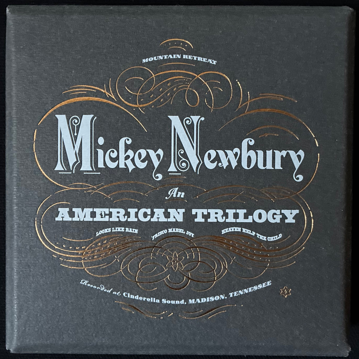 MICKEY NEWBURY - AN AMERICAN TRILOGY (4CD+96 PAGE BOOK SET) (USED CD 2011 UK M-/M-)