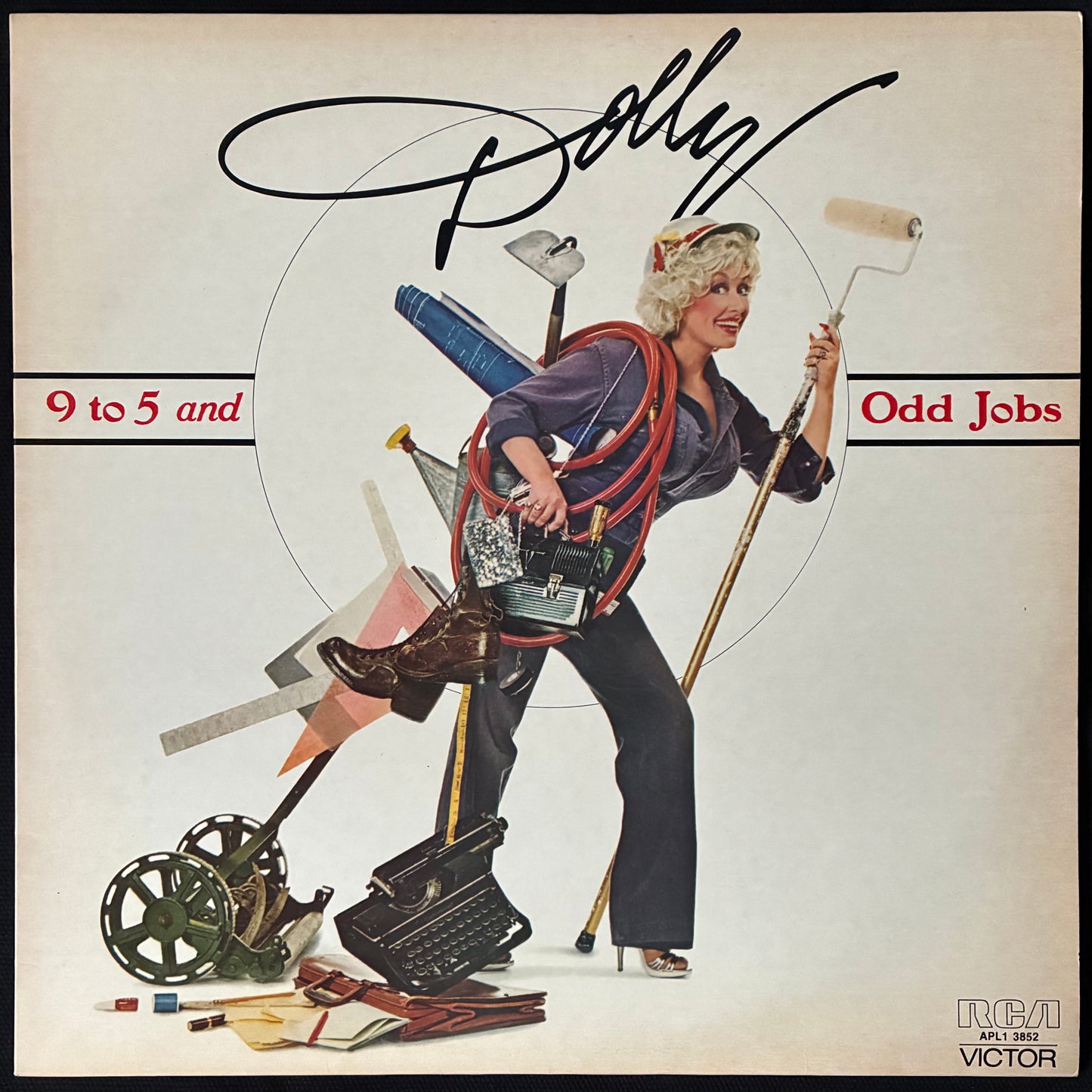 DOLLY PARTON - 9 TO 5 AND ODD JOBS (USED VINYL 1980 AUS M-/EX+)
